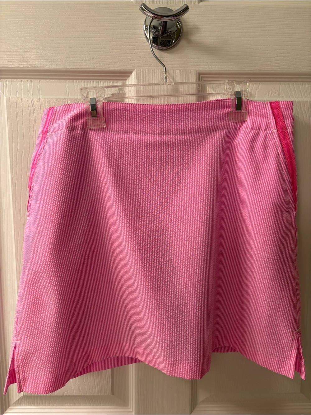 Women's Pink A-Line golf skort